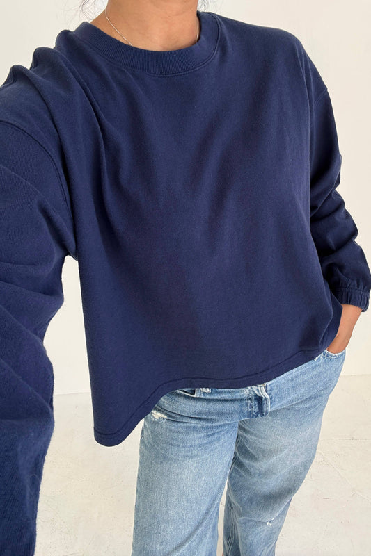 Naturelle Long Sleeve Heavyweight Cotton Tee
