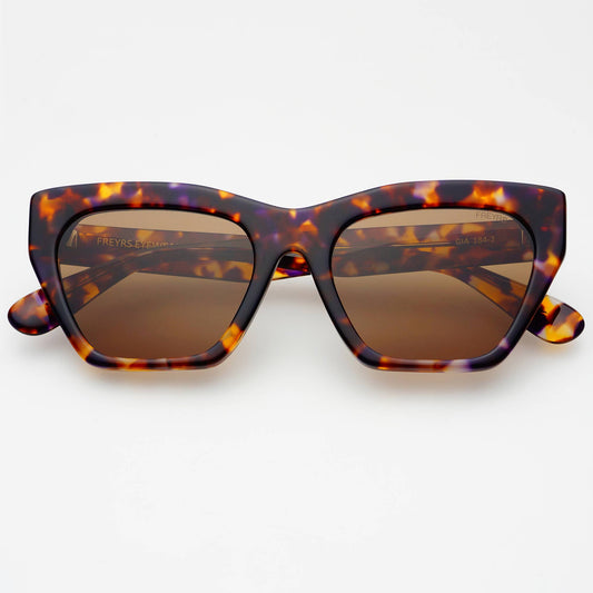 Gia Tortoise Cat Eye Sunglasses