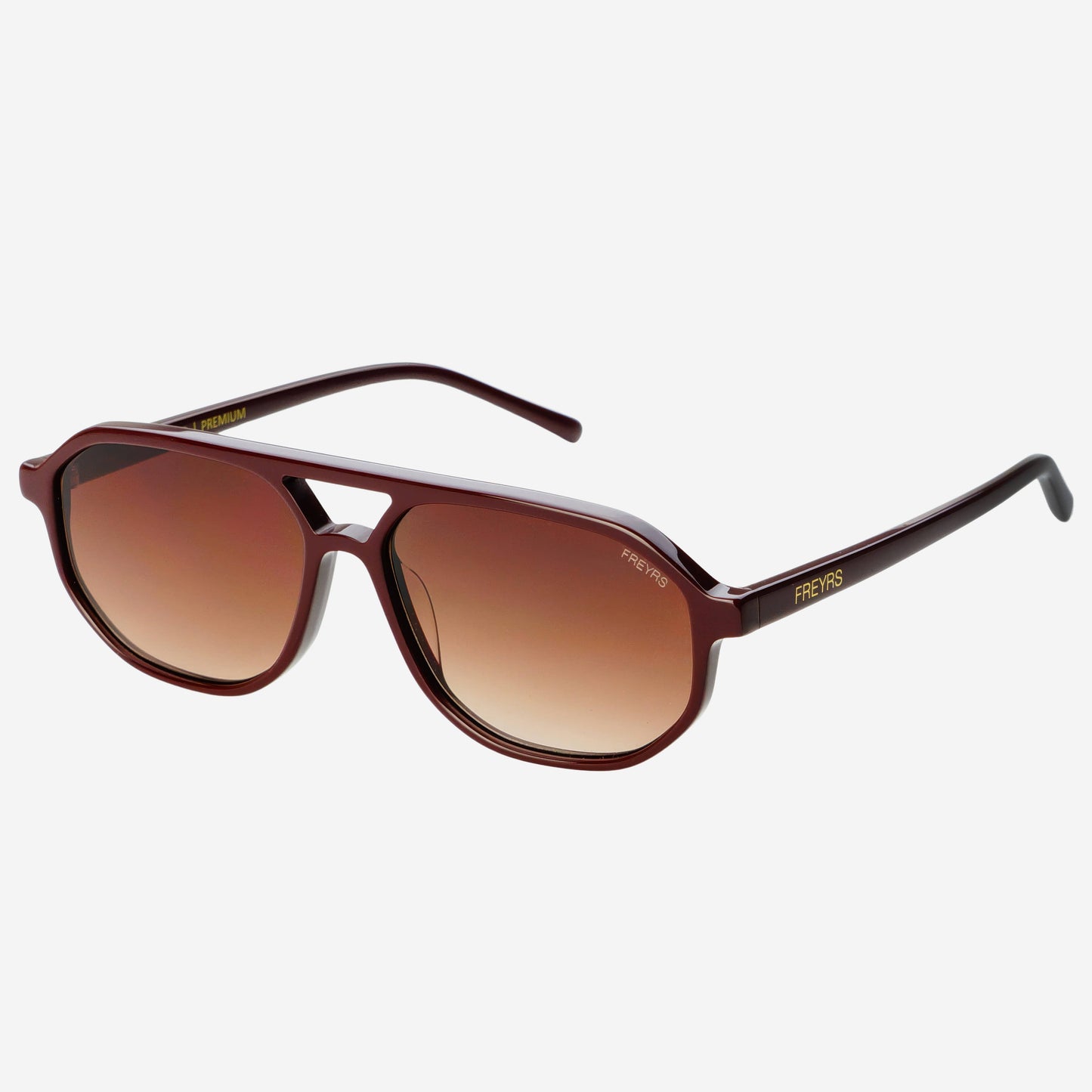 Chocolate Fenix Aviator Sunglasses