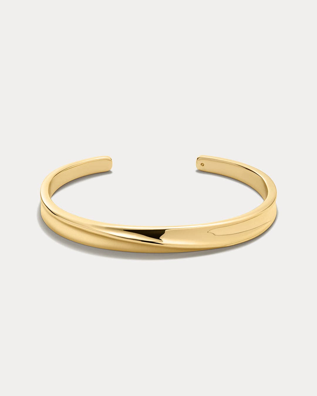 The Mercury Disc Bangle: Silver + Gold