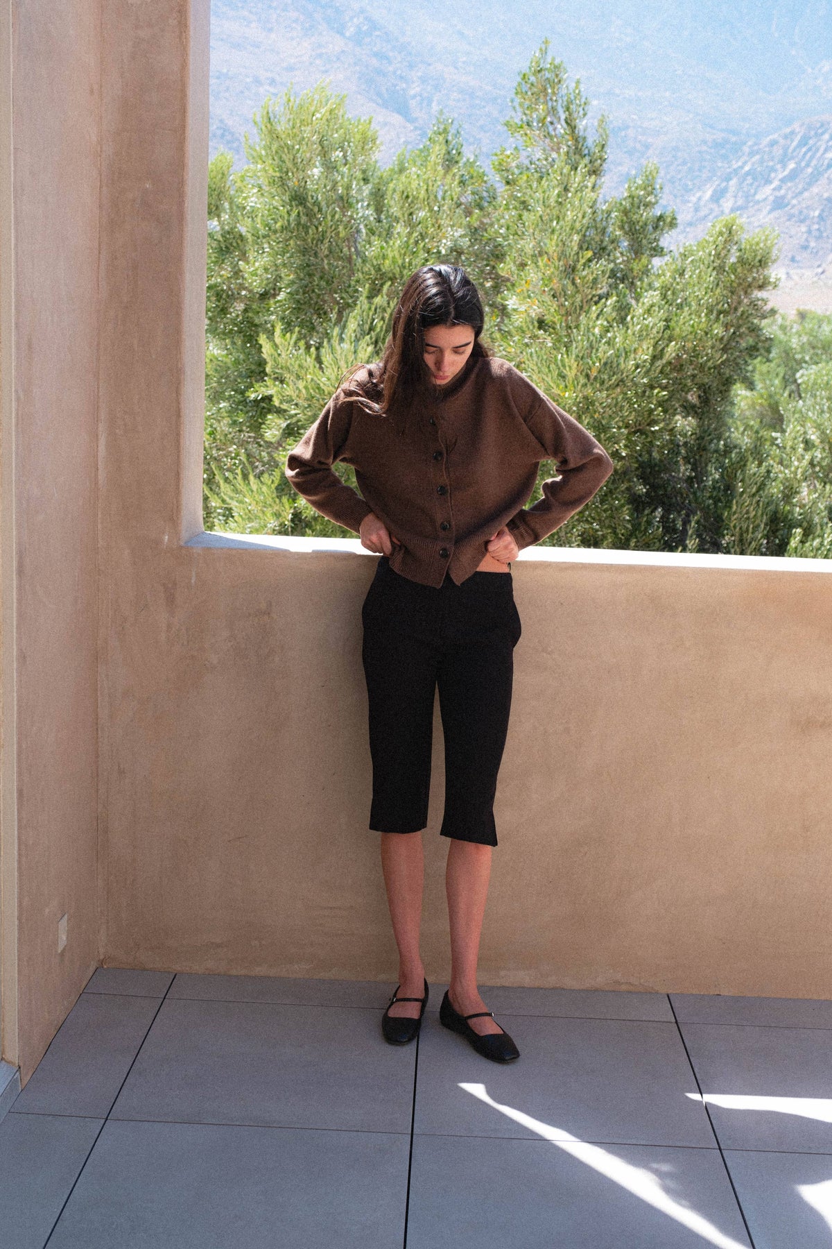 Turtleneck Button Front Cardigan
