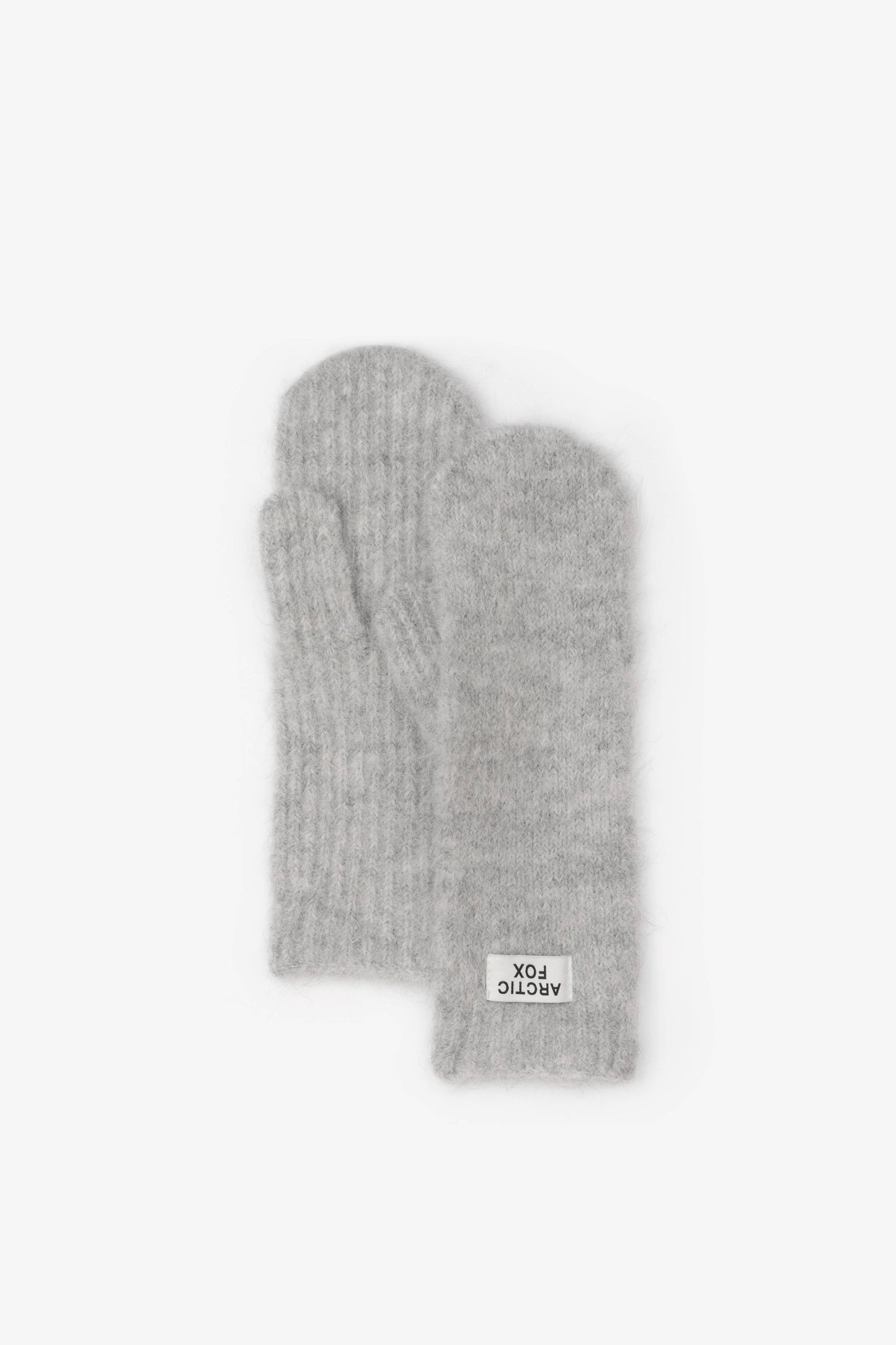 Grey Alpaca Mittens