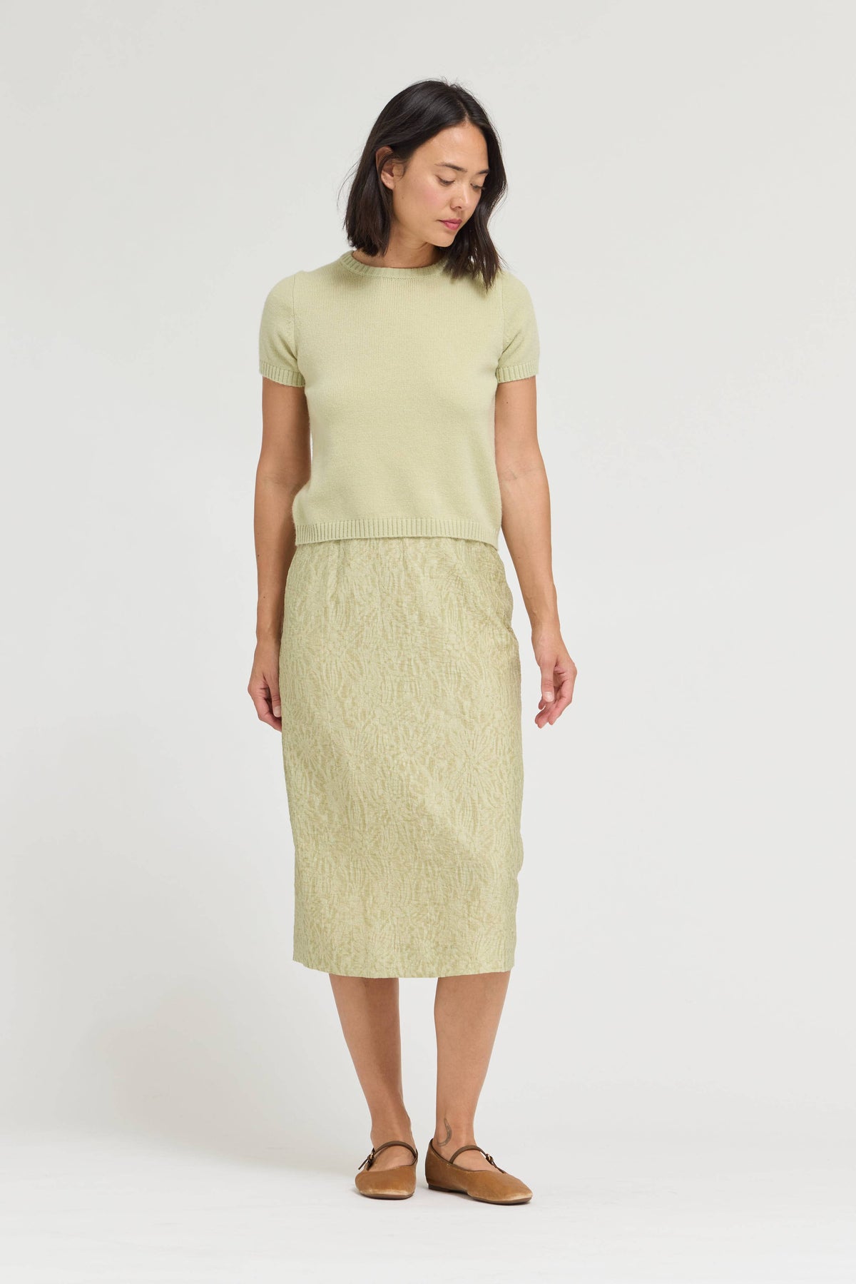 Classic Short Sleeve Sweater Knit