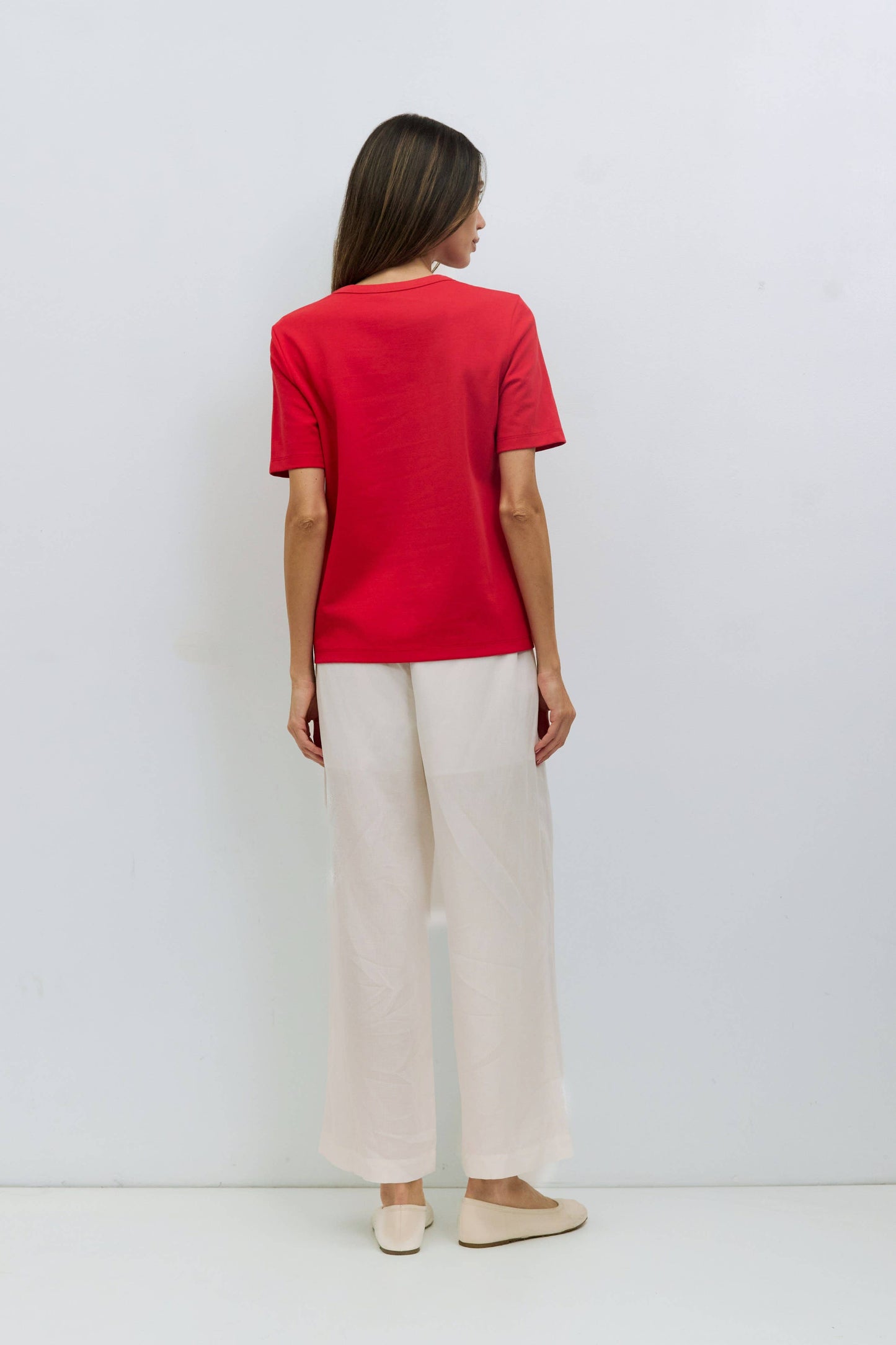 Red Soft Short Sleeve Jersey T-Shirt