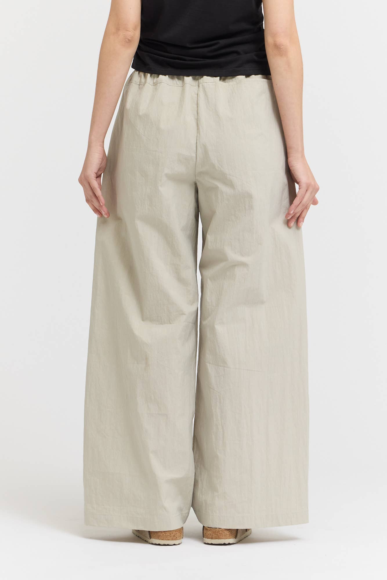 Drawstring Panel Pants