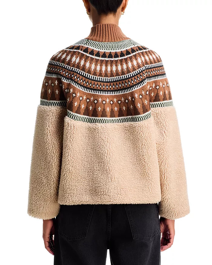 Fair Isle Sherpa Jacket