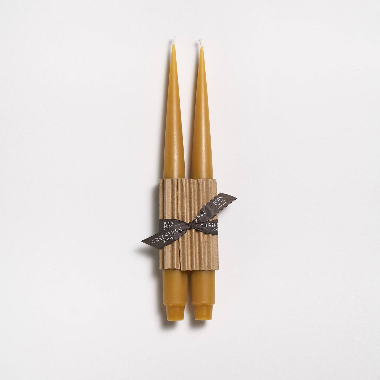 Apollo 12" Taper Beeswax Candle Set