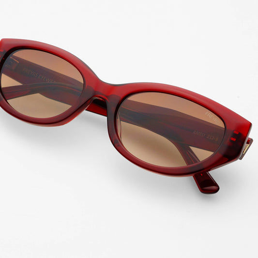 Ameli Red Cat-Eye Sunglasses