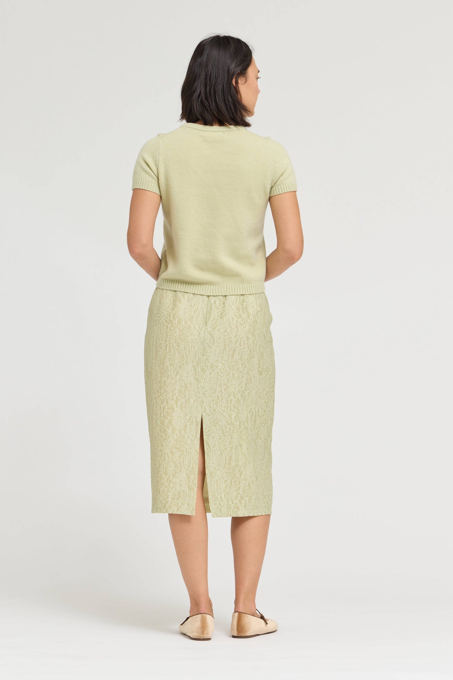 Classic Short Sleeve Sweater Knit
