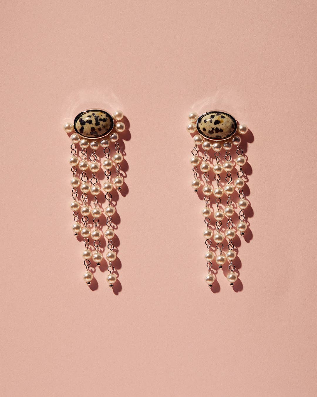 The Palma Pearl Studs - Silver