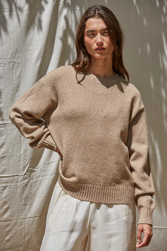 Soft Knit Crewneck Sweater