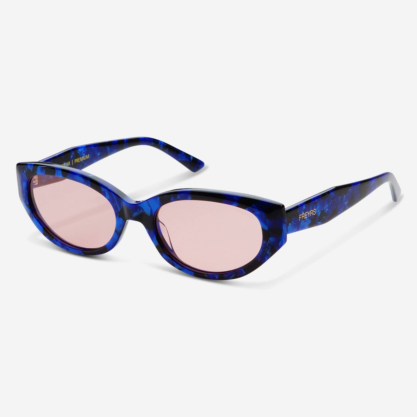 Ameli Blue/Pink Cat-Eye Sunglasses