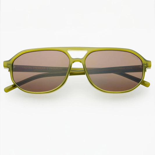 Fenix Olive Unisex Aviator Sunglasses