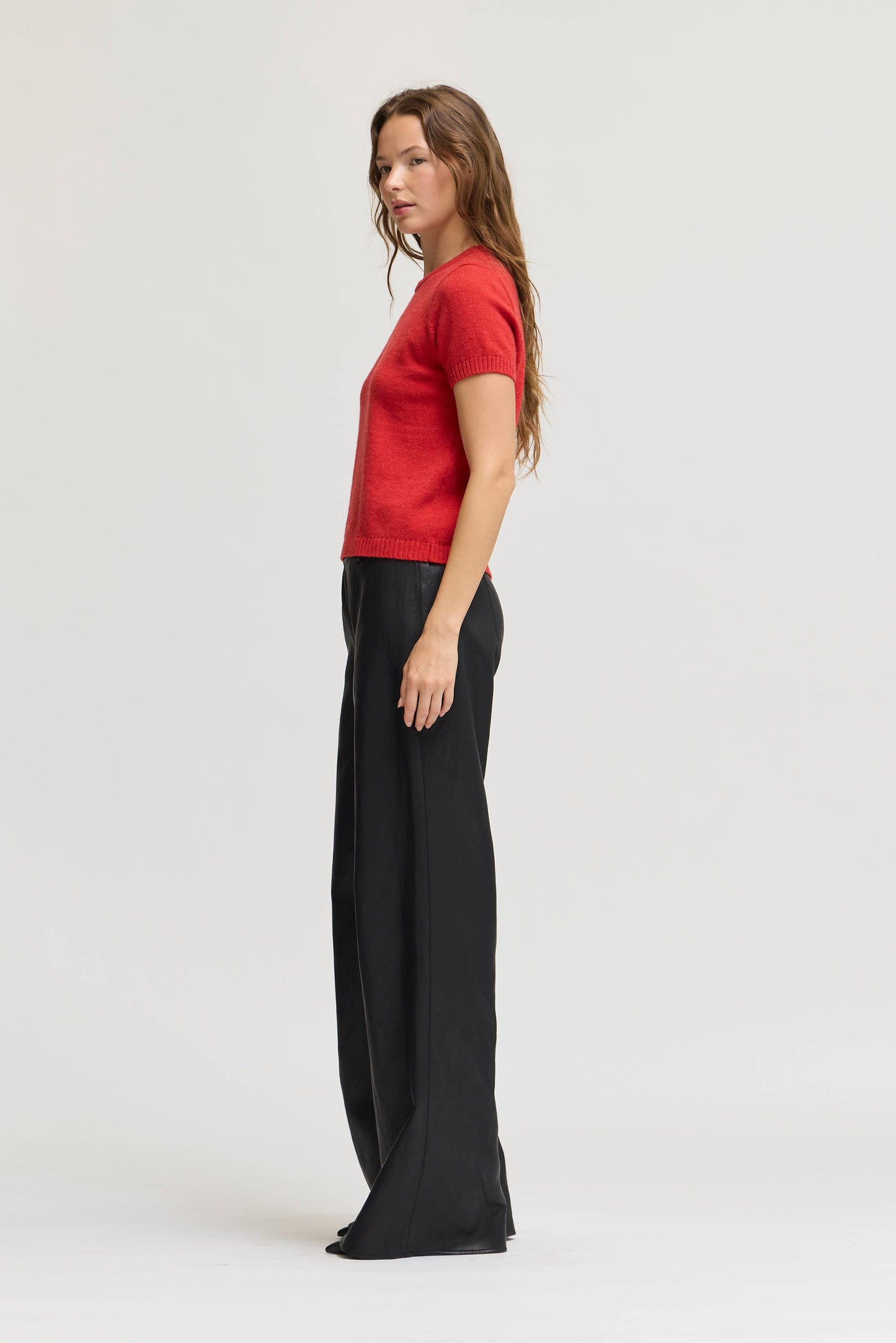 Classic Short Sleeve Sweater Knit
