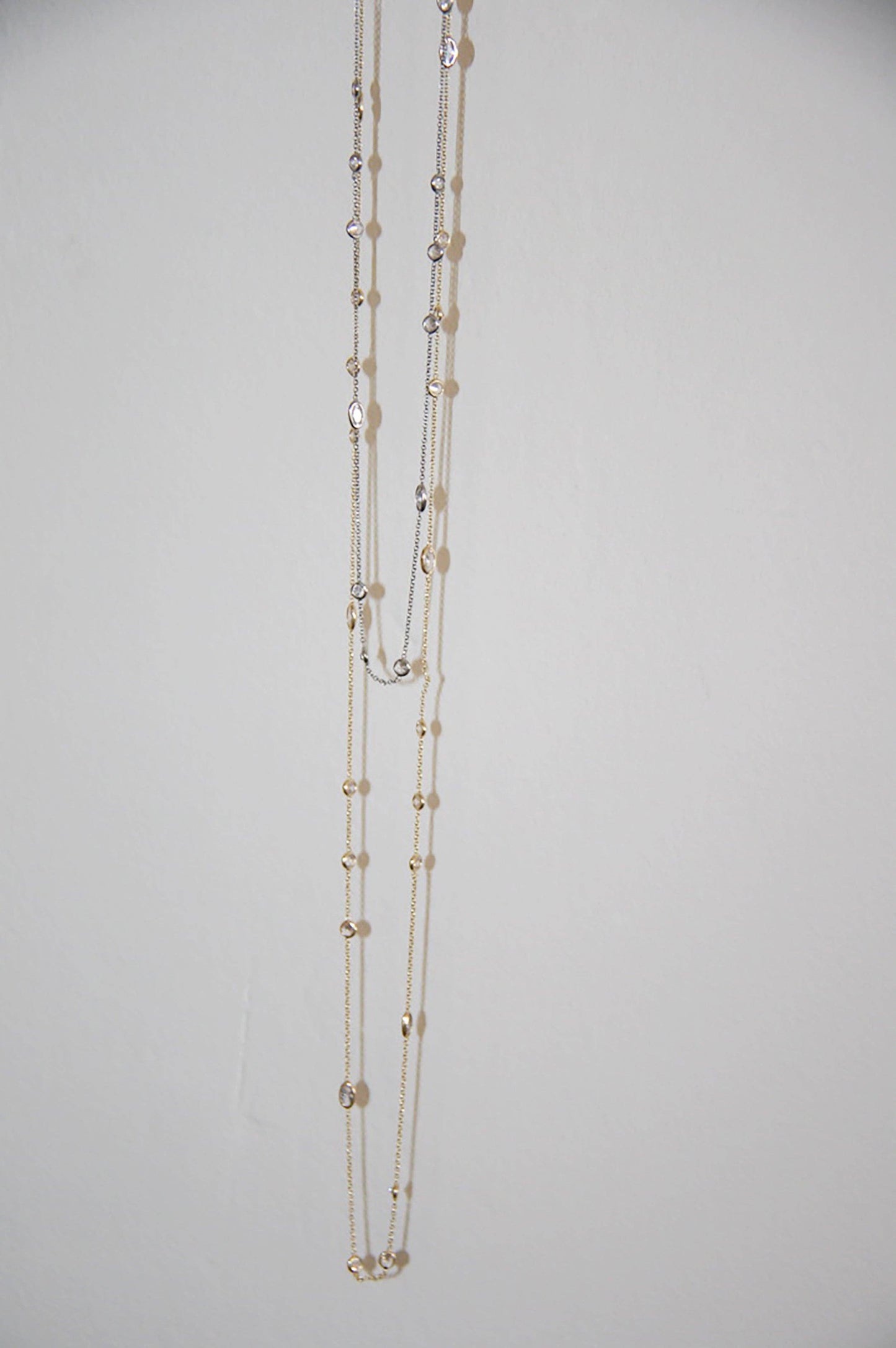 Gold Vintage-Inspired Link & Chain Long Necklace