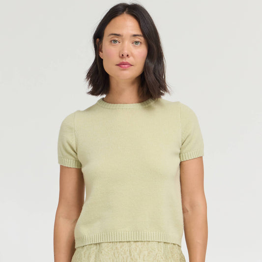 Classic Short Sleeve Sweater Knit