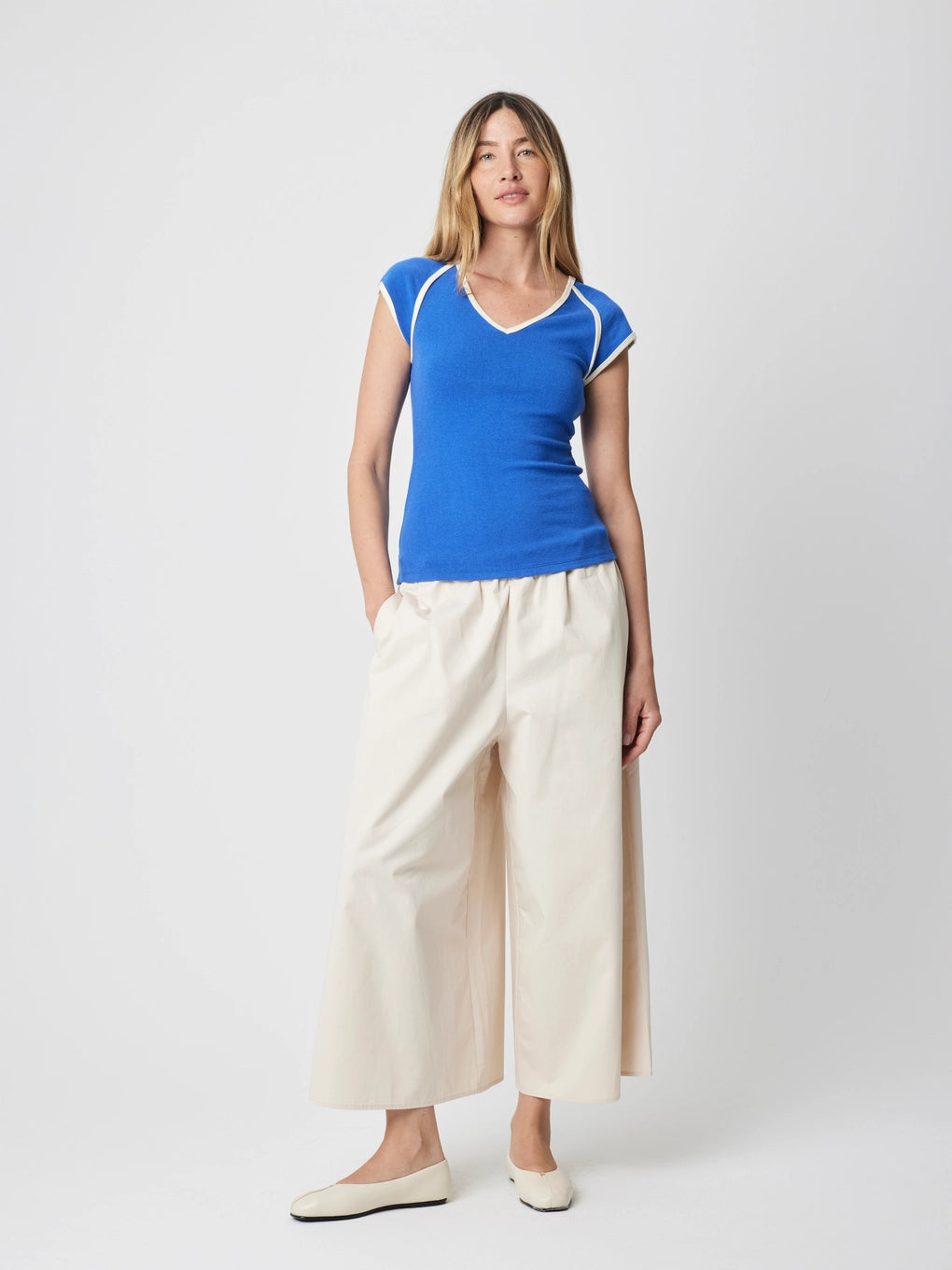 Cobalt Vintage Raglan Knit Top
