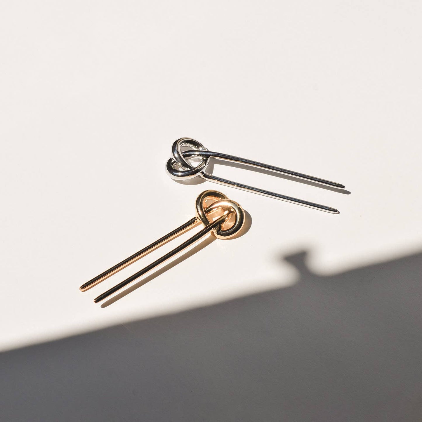 Gold Knot-shaped Hair Stick