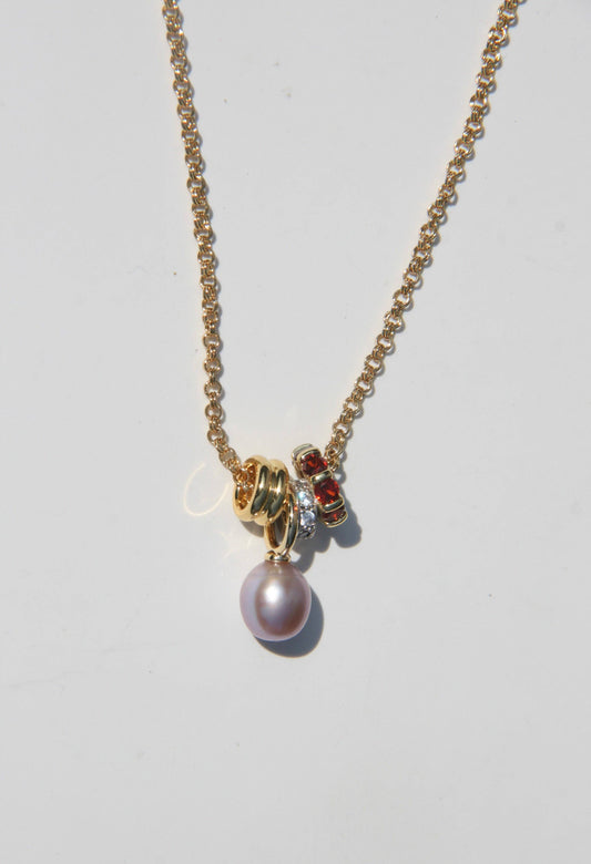 Mixed Charm Layered Necklace