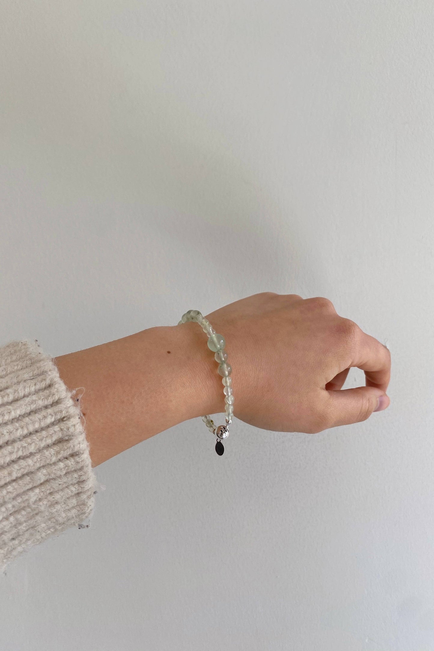 Prehnite Gemstone Avery Bracelet