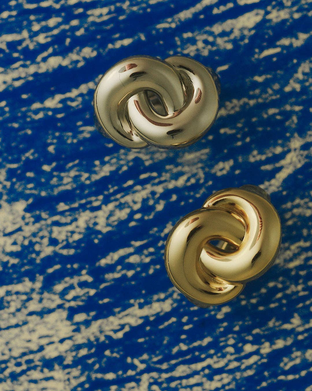 Silver Solstice Knot Studs