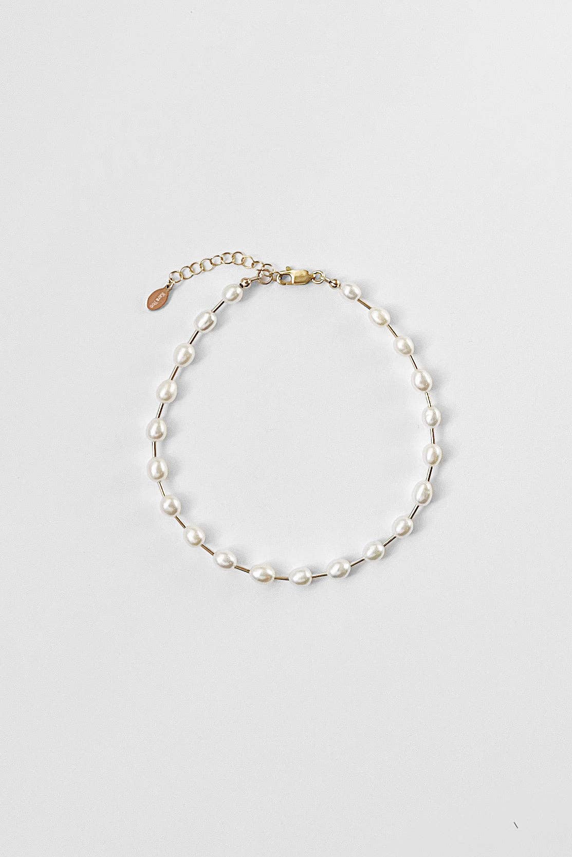 Mila Freshwater Rice Pearl Anklet