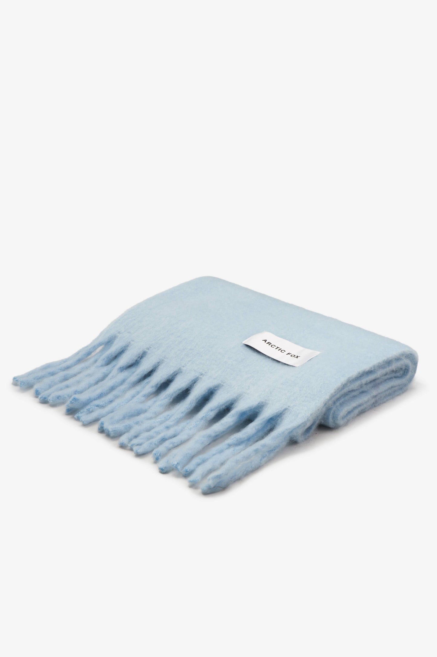 Glacier Blue Brushed Oversized Scarf