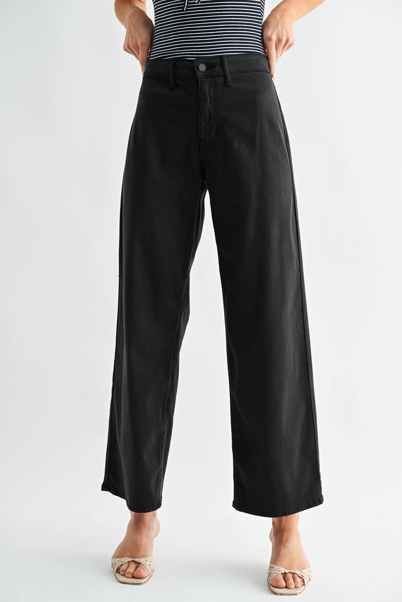 Black Stretch Twill Trouser Jean