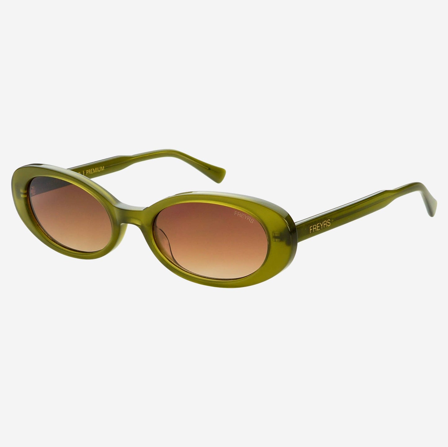Mimi Olive Oval Sunglasses