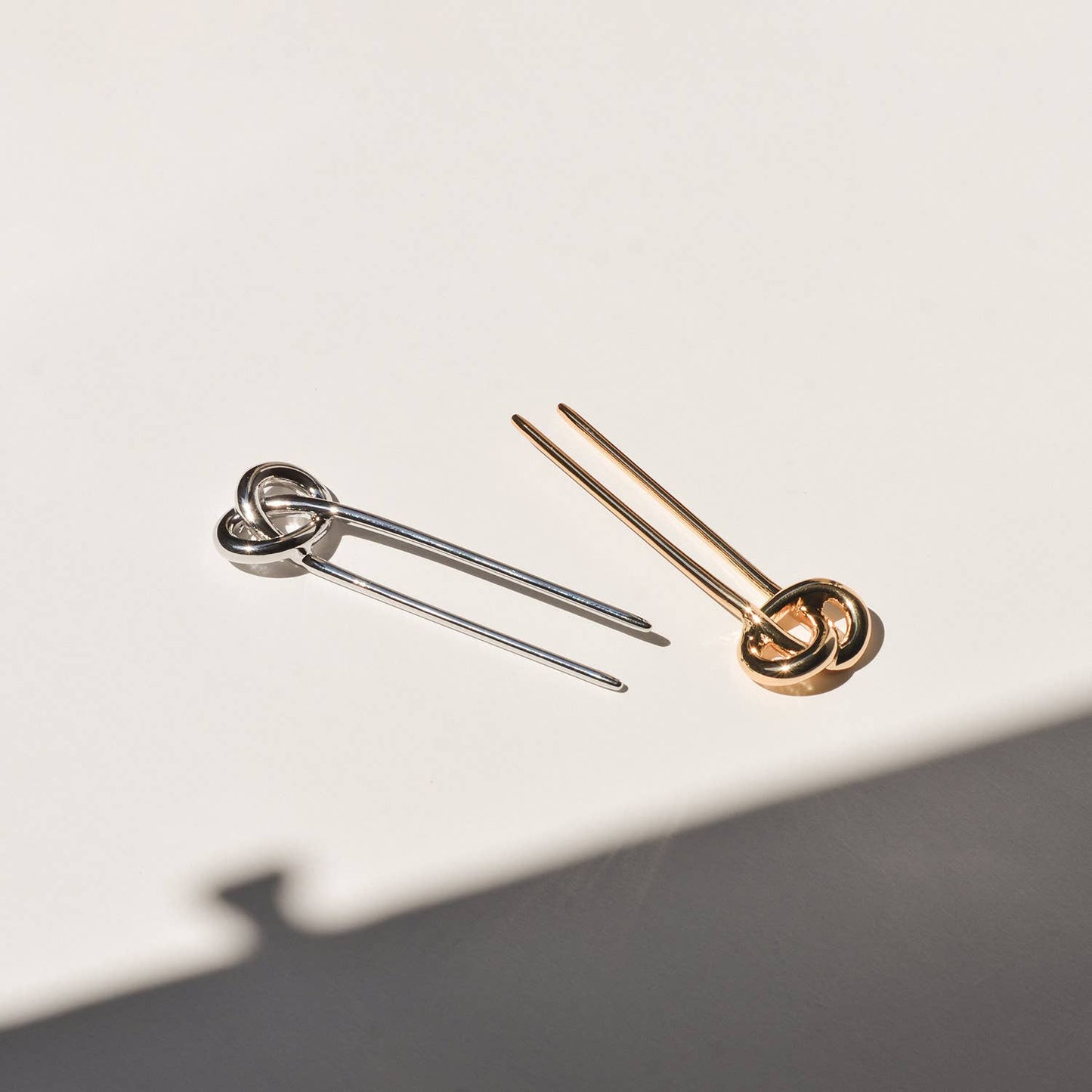 Gold Knot-shaped Hair Stick