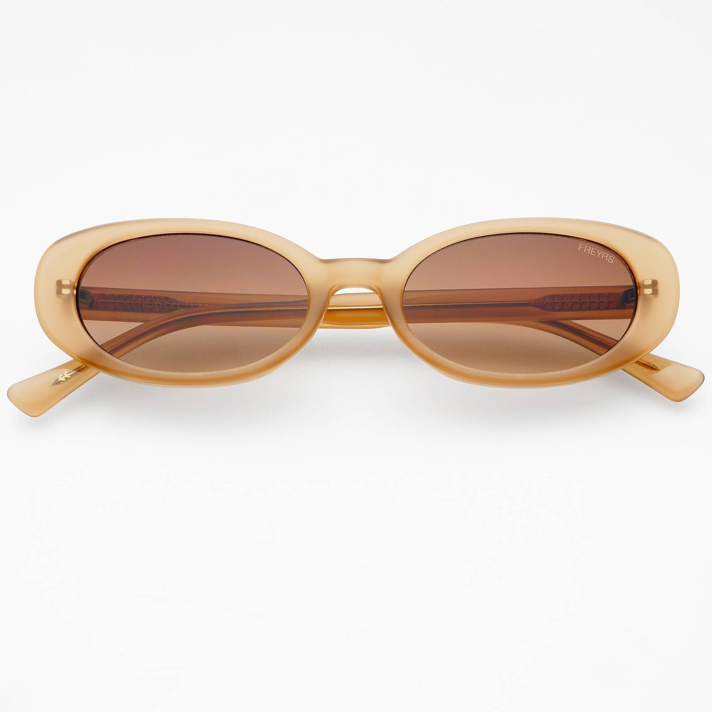 Mimi Sand Oval Sunglasses