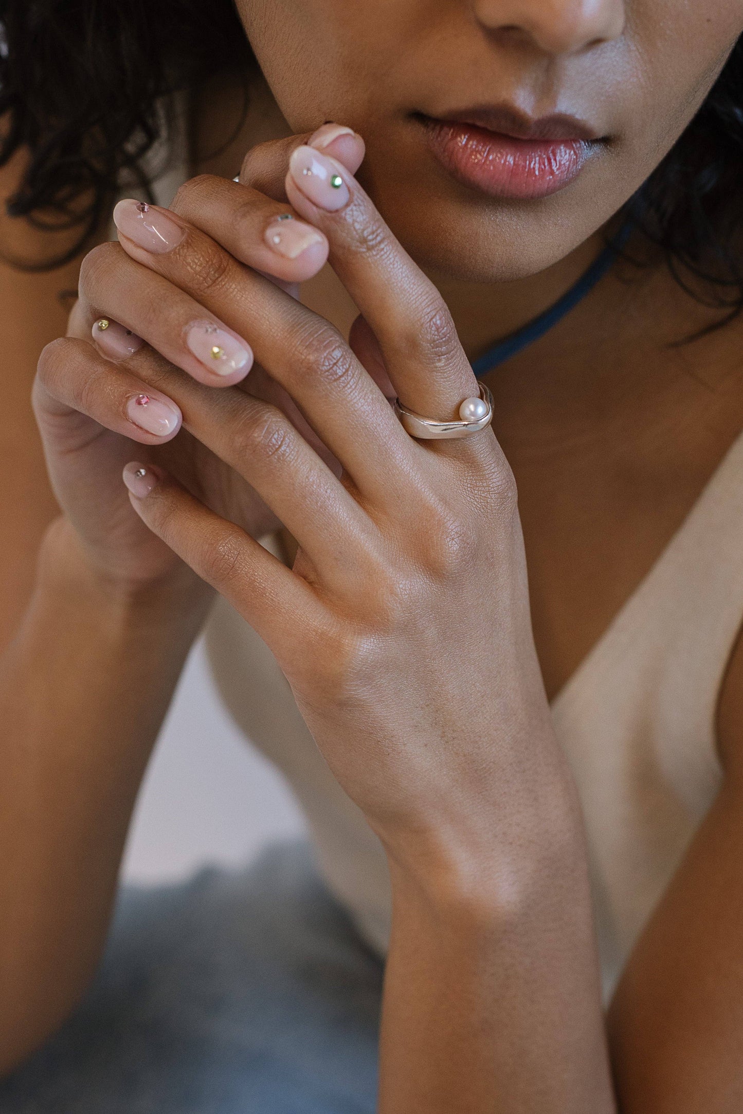 Hidden Pearl Ring