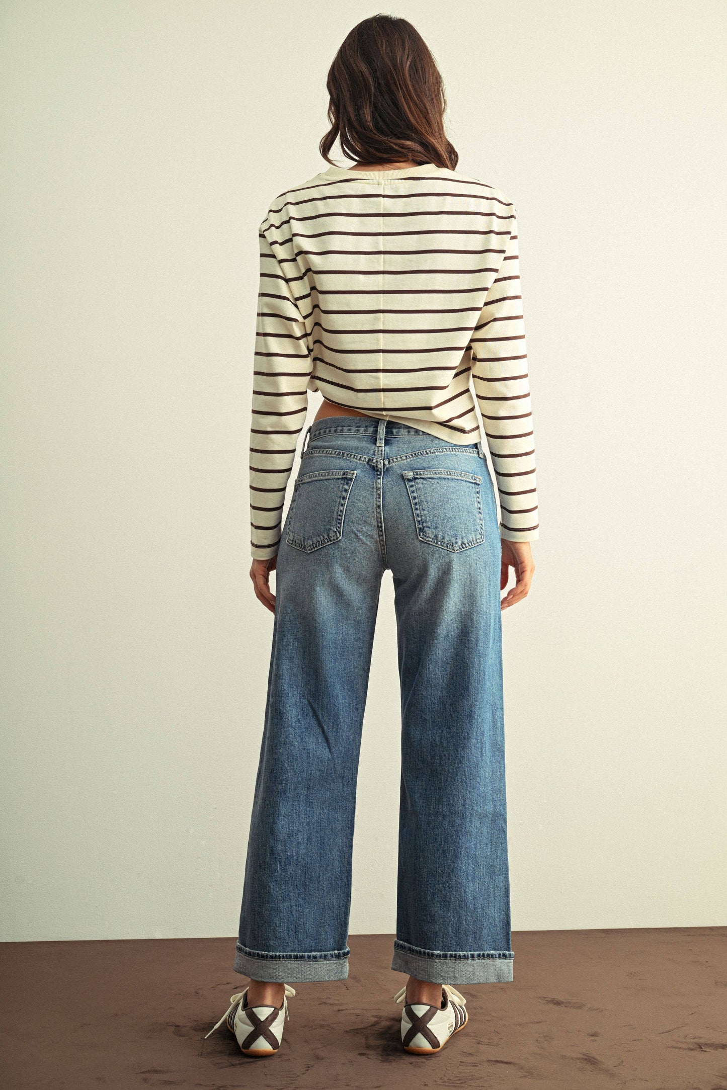 Medium Wash Selvage Straight Jean