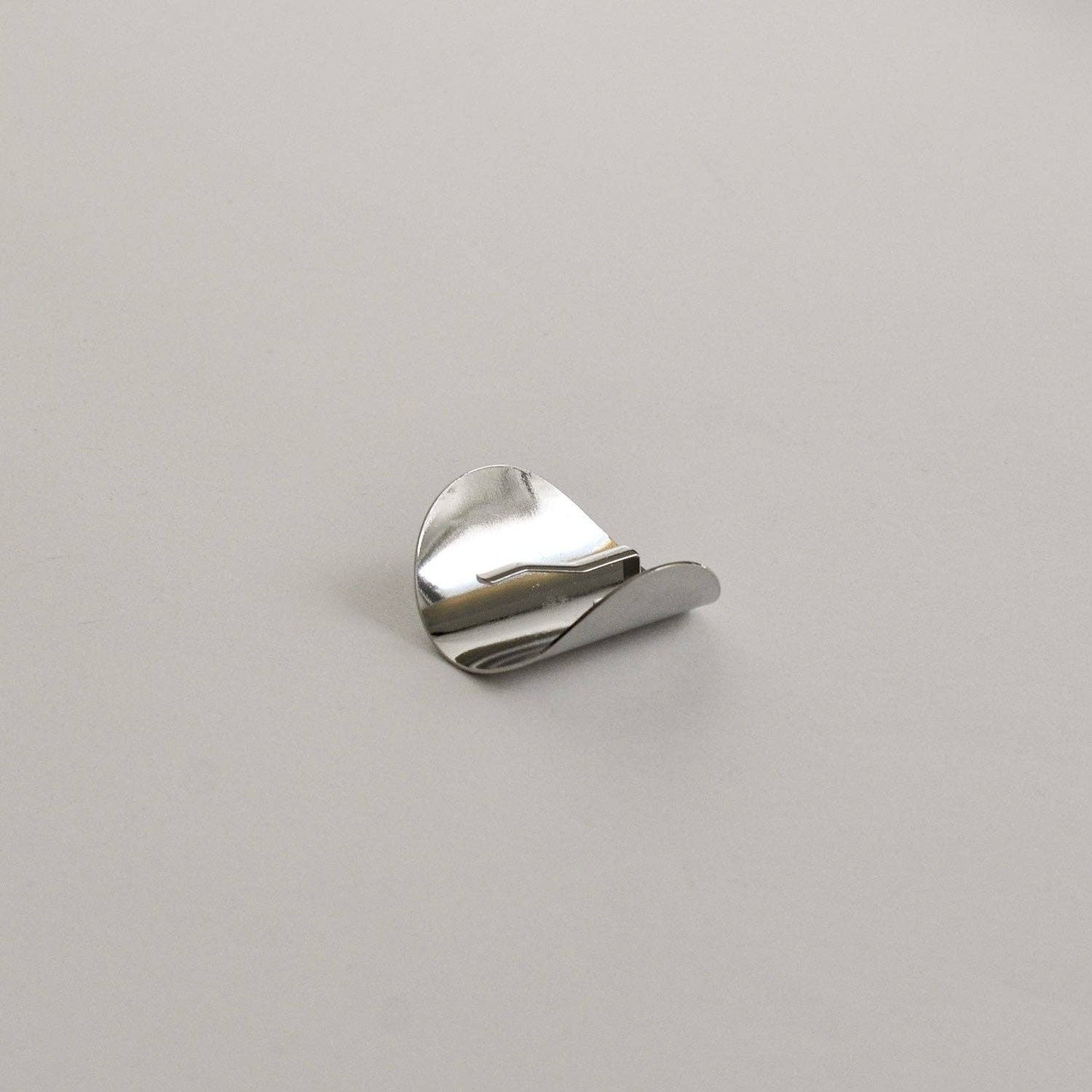Silver Metal Oval Ponytail Cuff