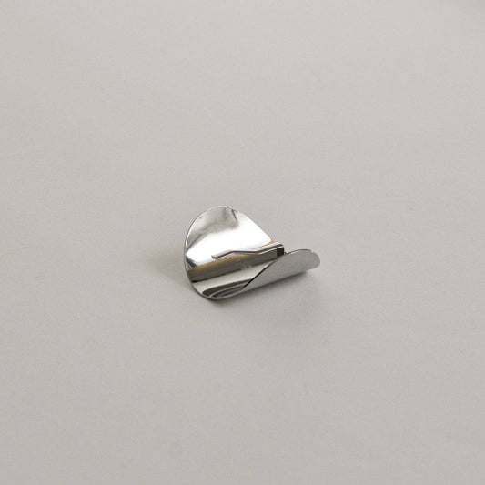 Silver Metal Oval Ponytail Cuff