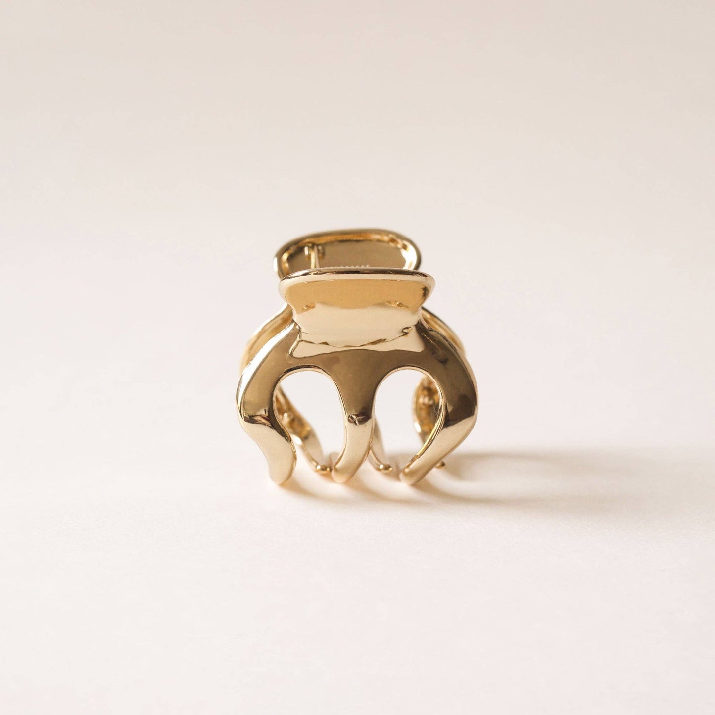 Gold Metal Hair Claw Clip