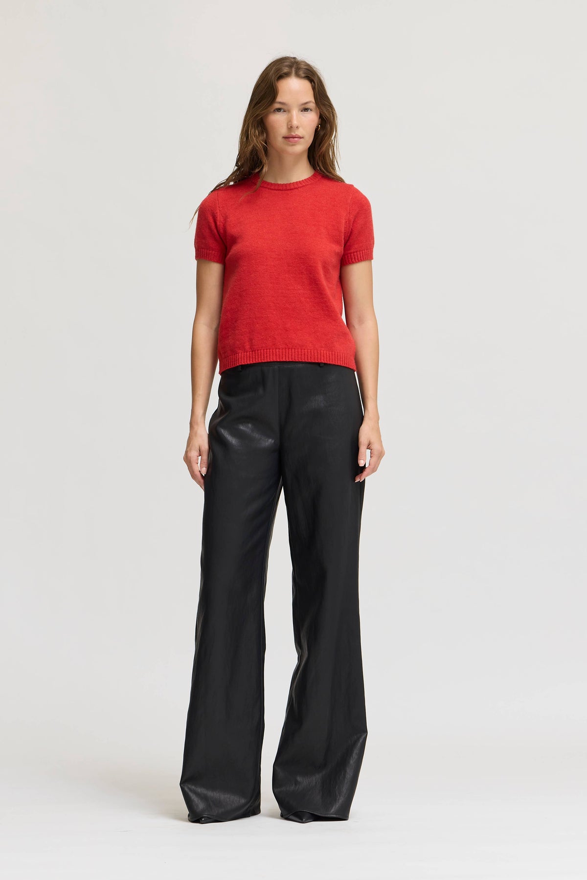 Classic Short Sleeve Sweater Knit
