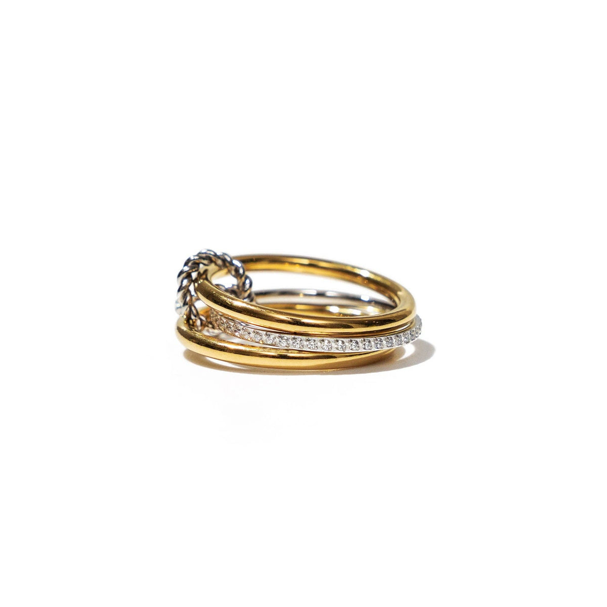 Triple Band Two-Tone Ring