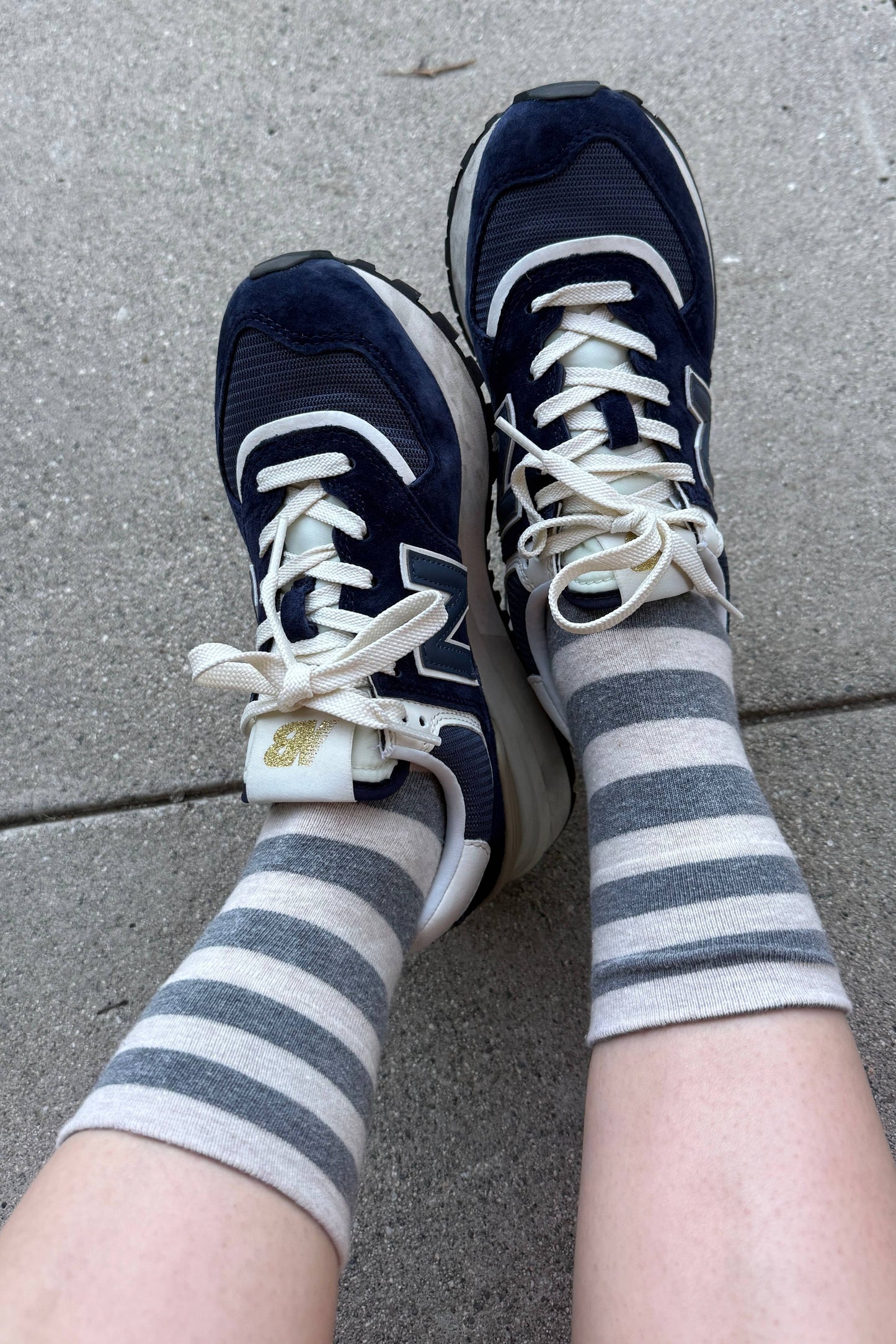 Wide Stripe Wally Socks