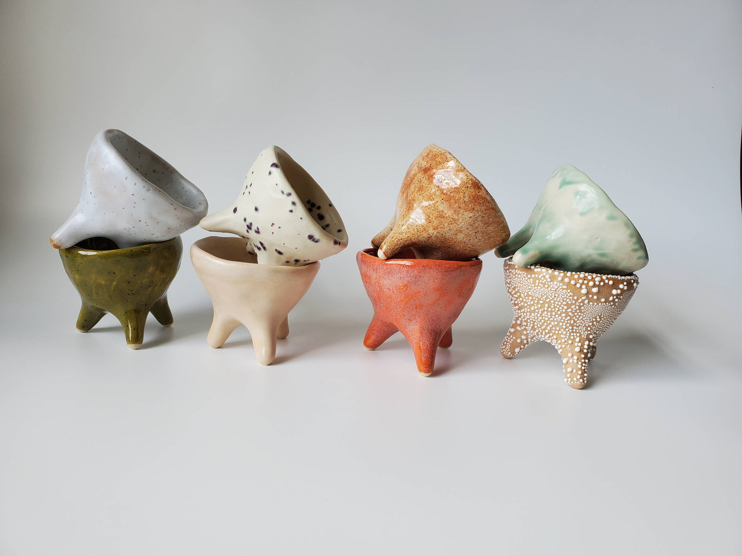 Handmade Ceramic Small Tripod Dish