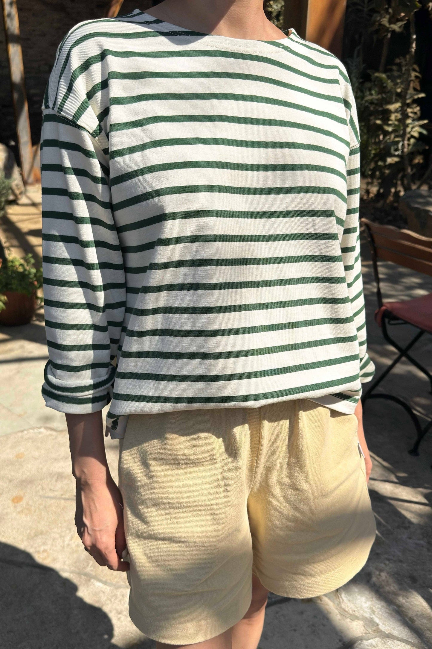 Pine Stripe Sailor Top