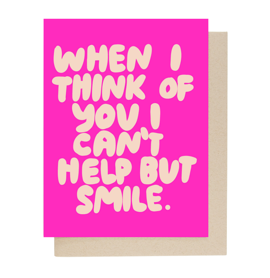 Can't Help But Smile Greeting Card