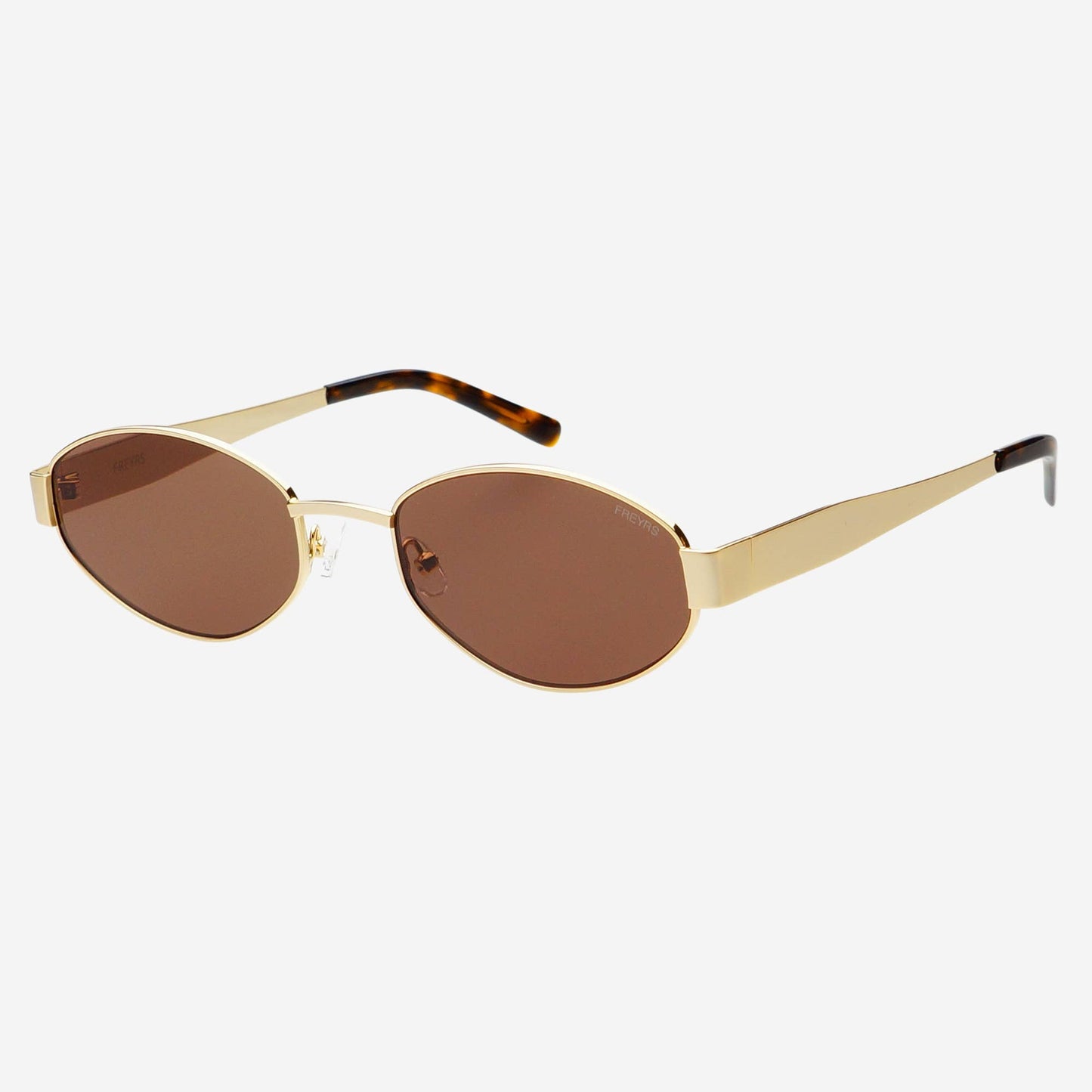 Soho Gold Oval Sunglasses
