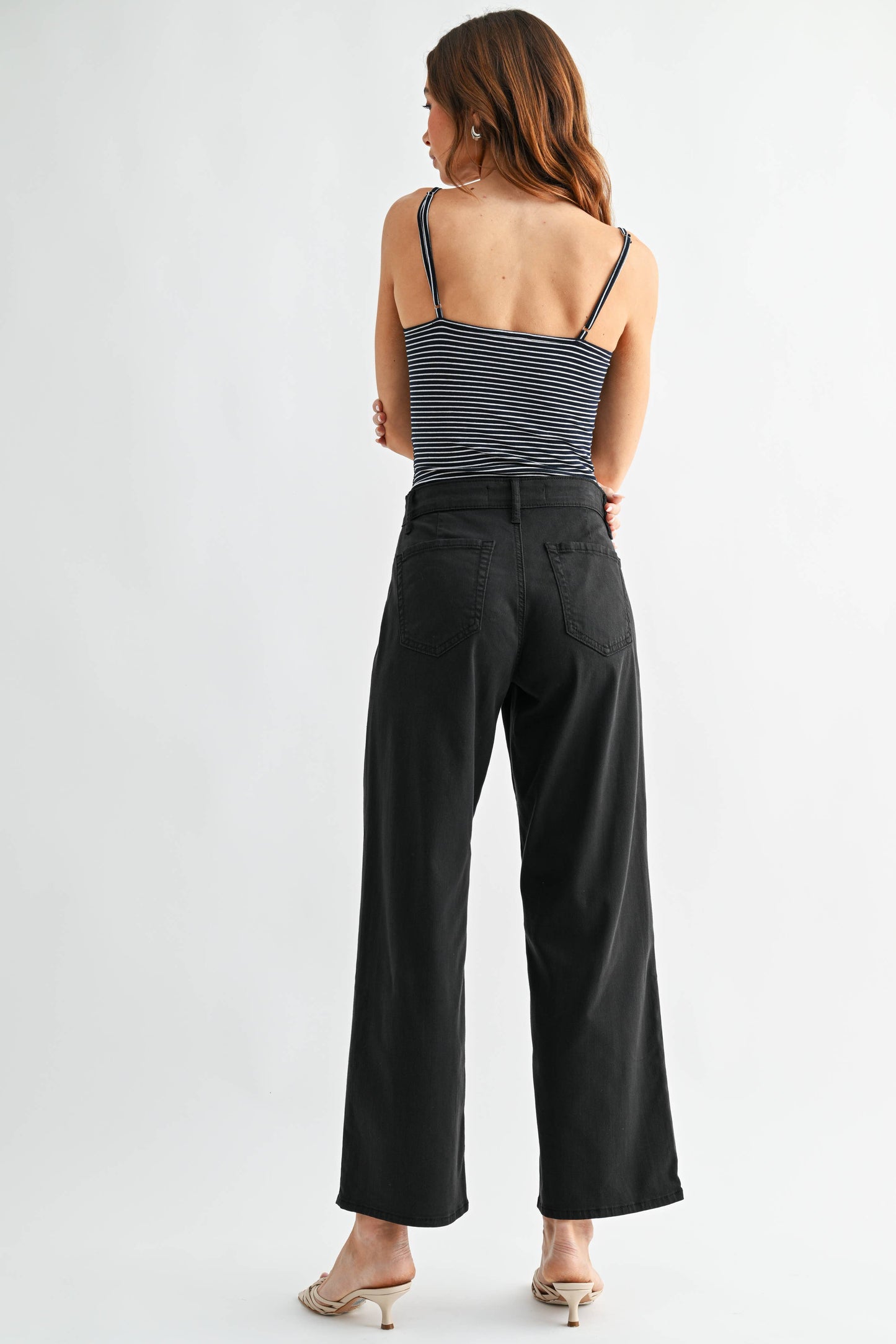 Black Stretch Twill Trouser Jean