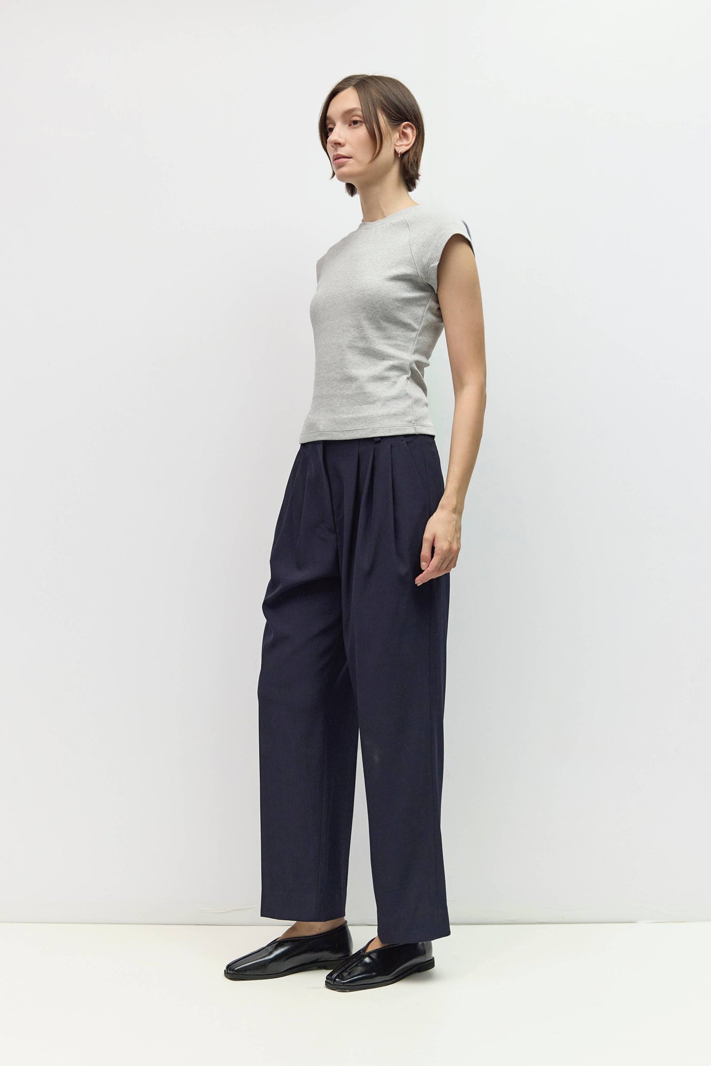 Raglan Cap Sleeve Cotton Tee