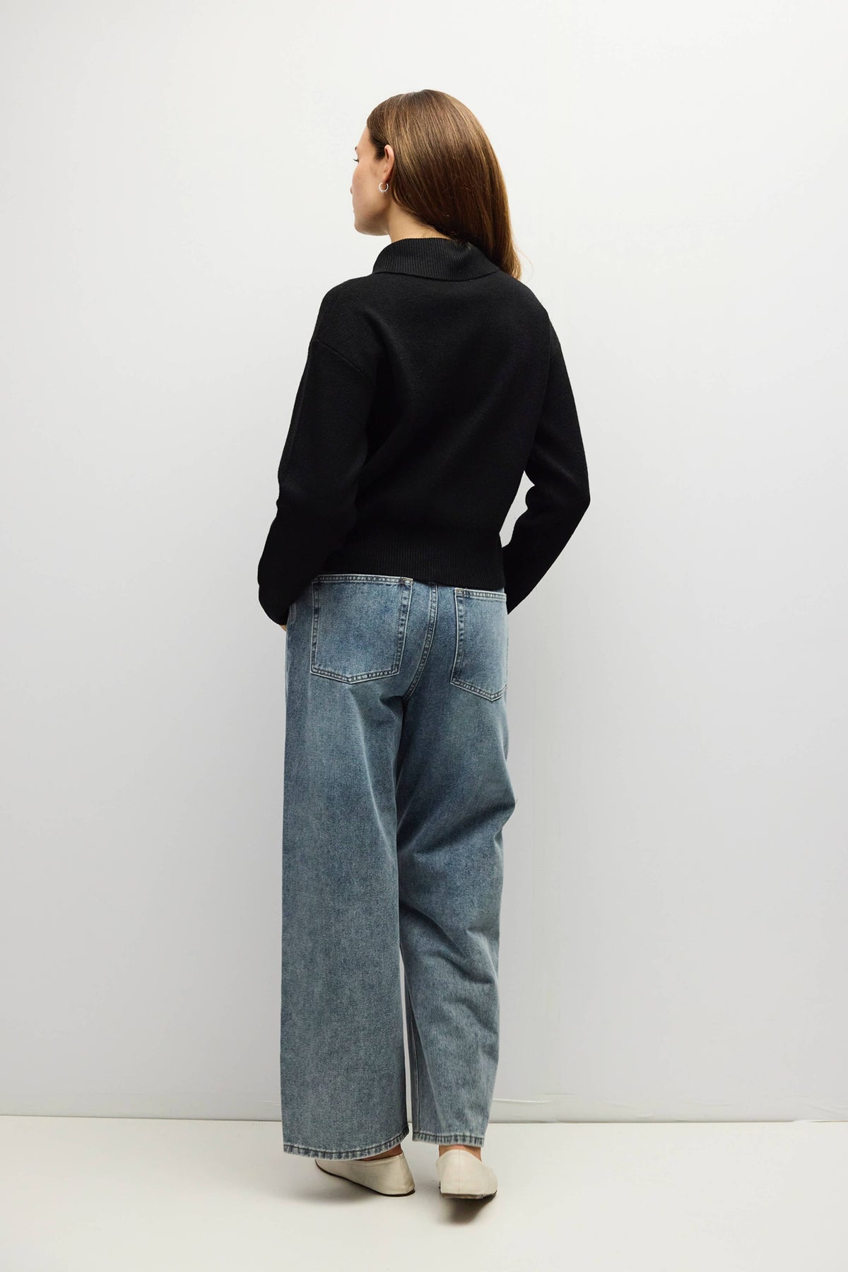 Turtleneck Button Front Cardigan