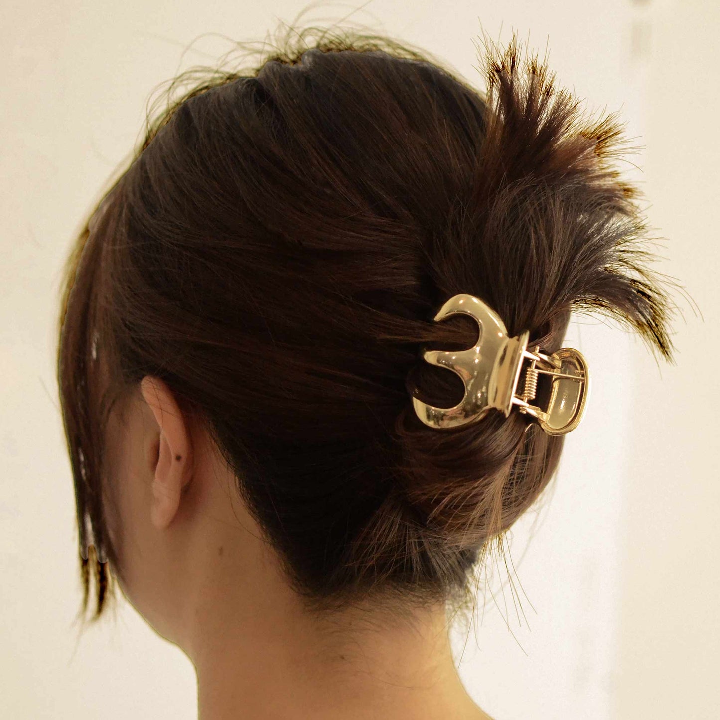 Gold Metal Hair Claw Clip