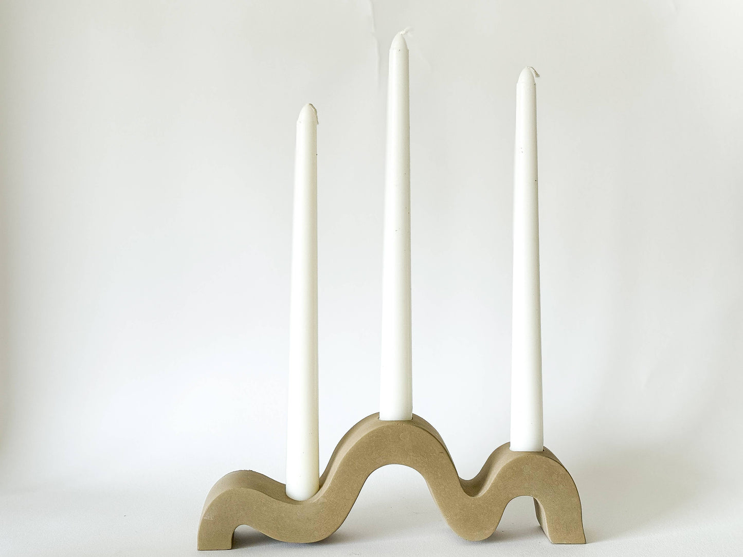 Wavy Taper Candle Holder | Candlestick Holder