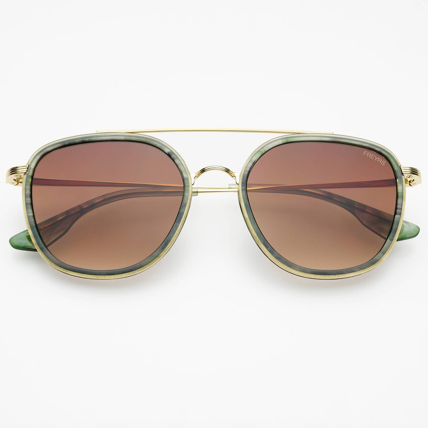 Weston Emerald Round Sunglasses