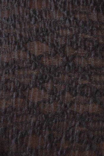 Floral Jacquard Mesh Mock Neck Top